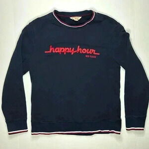 Brooks Brother Sweater 100% Cotton Happy Hour Red Fleece Men’s Size Medium